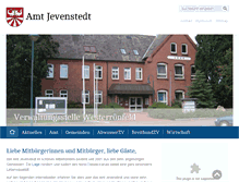 Tablet Screenshot of amt-jevenstedt.de